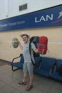 At the LAN lost luggage office